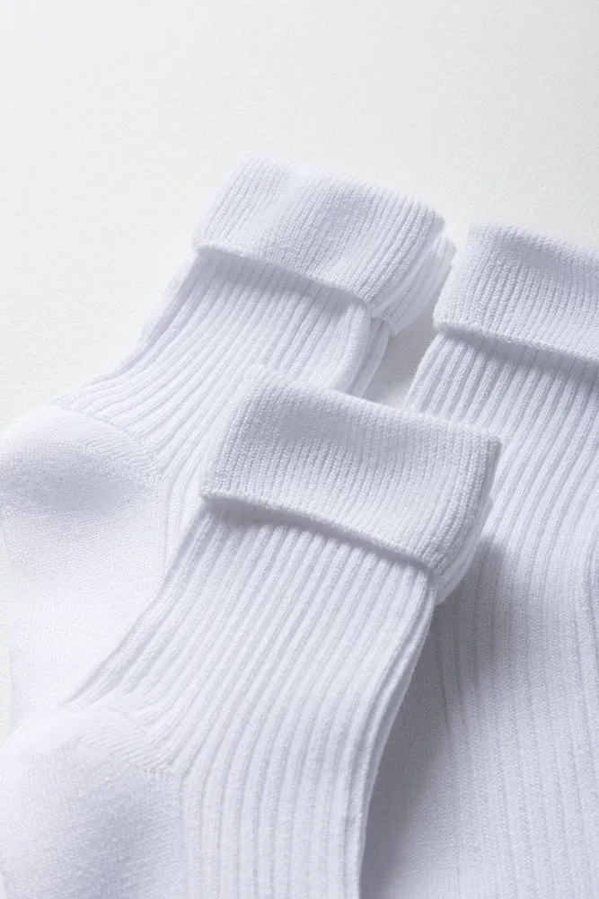 3 Pack Anklet Socks White sold by Ackermas product image thumbnail 2