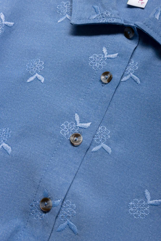 Denim Short And Top Set Blue sold by Ackermas product image thumbnail 2