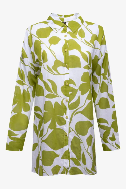 Longer Length Shirt Green sold by Ackermas