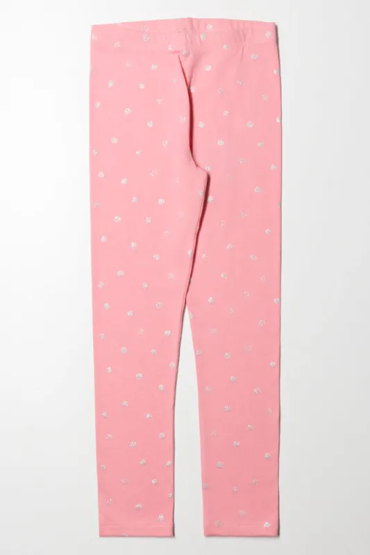 Glitter Legging Pink sold by Ackermas