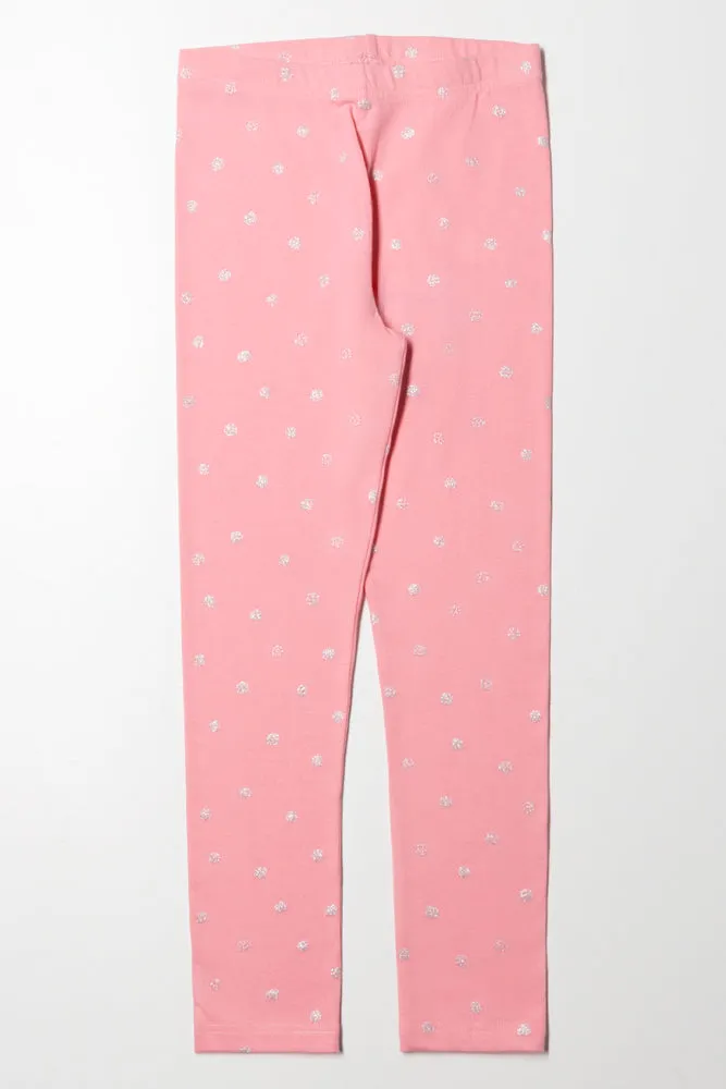 Glitter Legging Pink sold by Ackermas