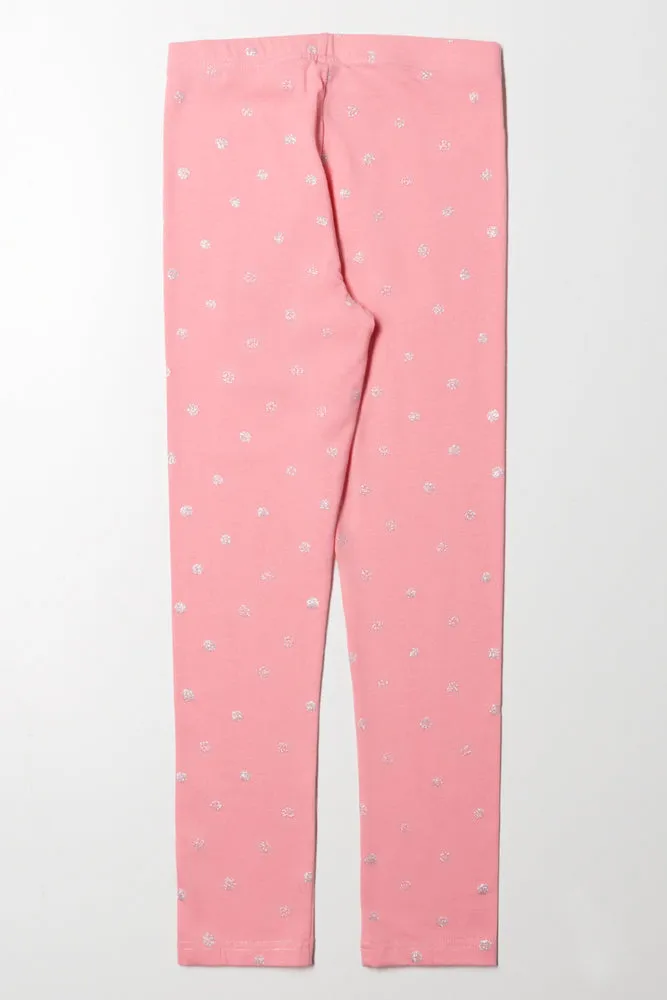 Glitter Legging Pink sold by Ackermas product image thumbnail 3