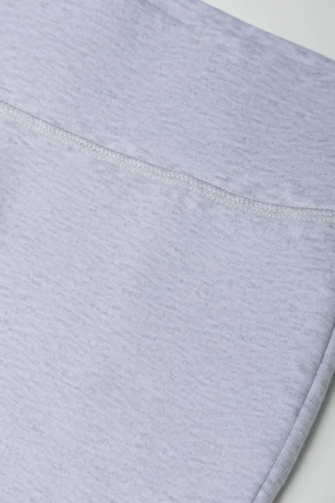 Rib Waist Flare Legging Grey sold by Ackermas product image thumbnail 2