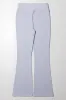 Rib Waist Flare Legging Grey sold by Ackermas