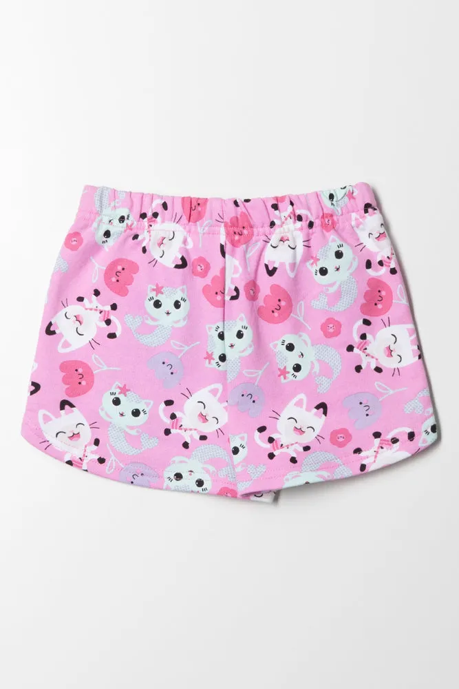 Gabby's Dollhouse Short Pink sold by Ackermas product image thumbnail 3