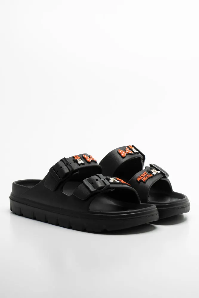 Minnie Mouse Slide Black sold by Ackermas