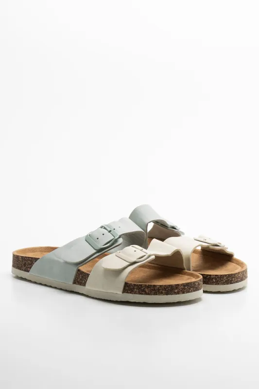 Double Strap Cork Sandal sold by Ackermas
