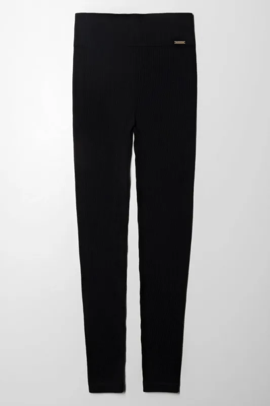 Seamless Leggings Black sold by Ackermas