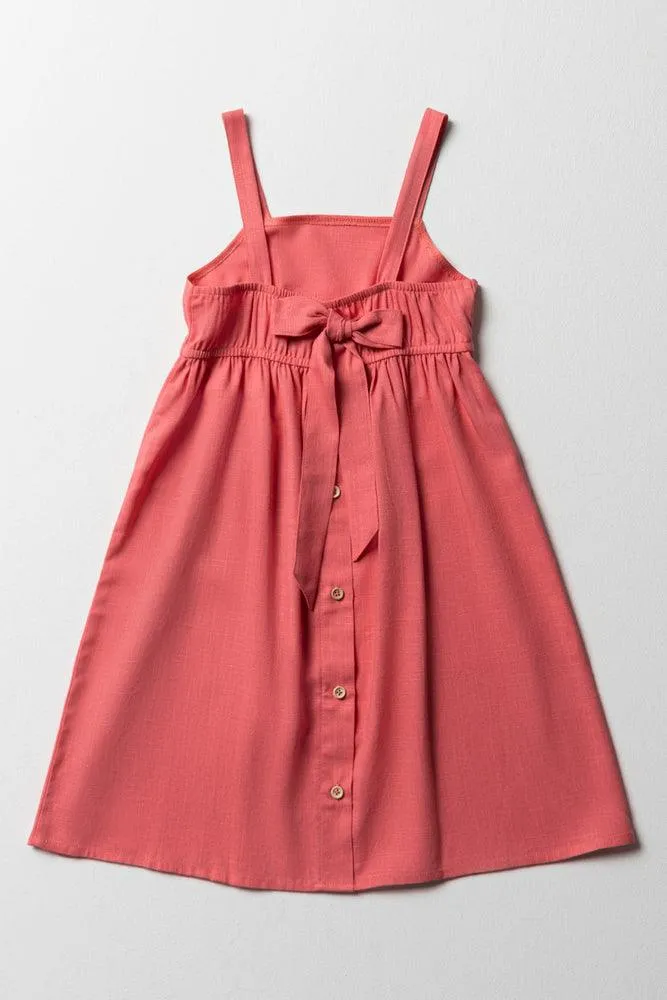 Strappy Dress With Back Detail Orange sold by Ackermas product image thumbnail 4