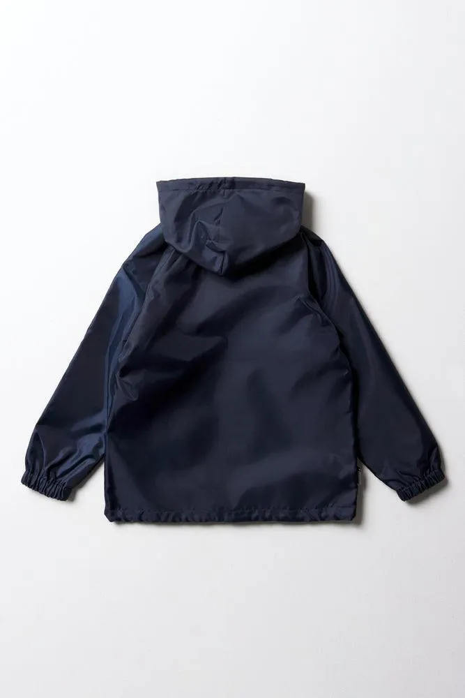 Unisex School Rain Jacket Navy sold by Ackermas product image thumbnail 5