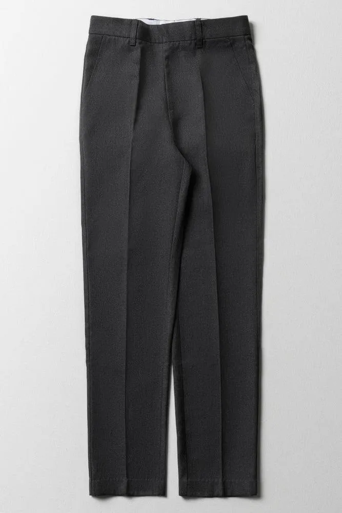 Boys School Slim Fit Pants Grey sold by Ackermas