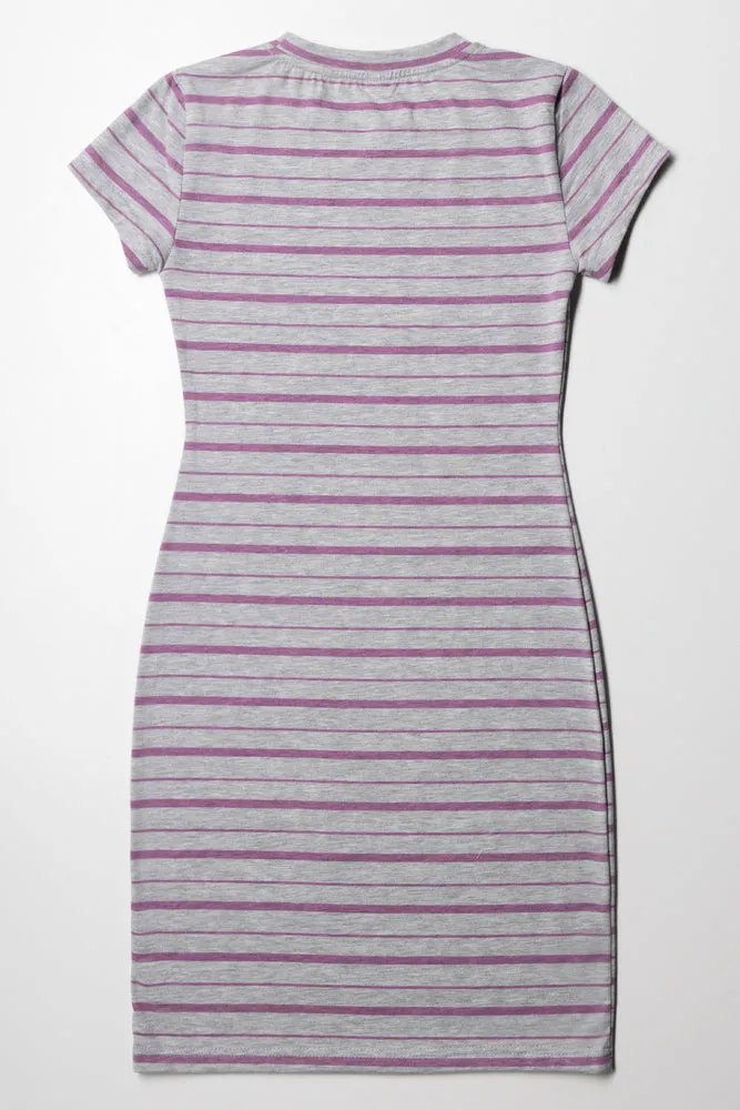 Striped Bodycon Grey sold by Ackermas product image thumbnail 3
