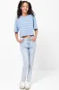 Ripped Skinny Denim Jeans Light Blue sold by Ackermas