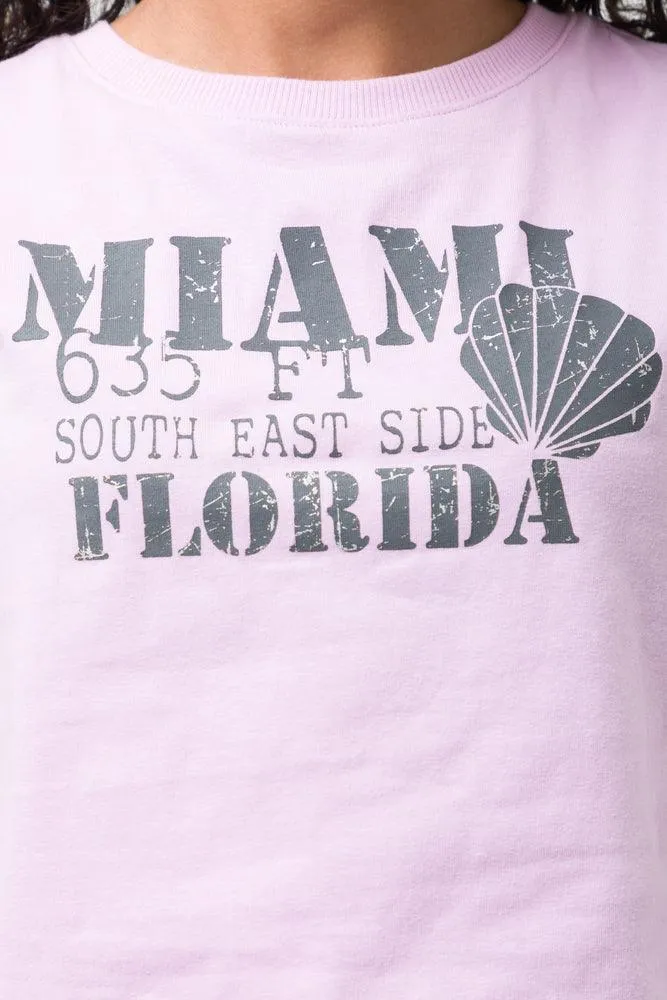 Miami T-Shirt Pink sold by Ackermas product image thumbnail 4