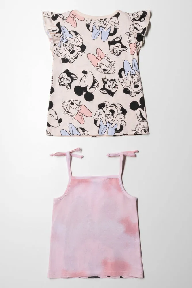 Minnie Mouse 2 Pack T-Shirt Pink sold by Ackermas product image thumbnail 4