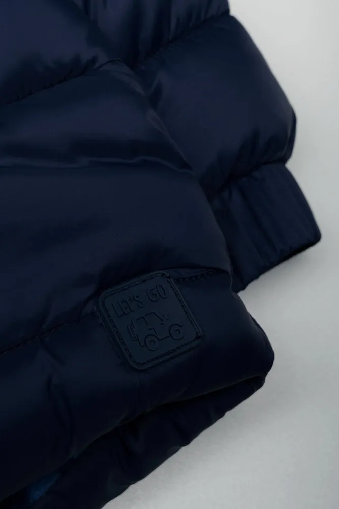 Puffer Jacket Navy sold by Ackermas product image thumbnail 3