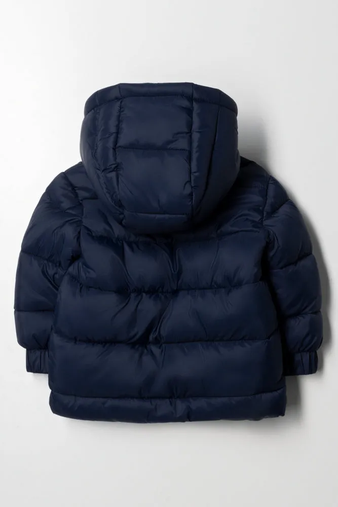 Puffer Jacket Navy sold by Ackermas product image thumbnail 4