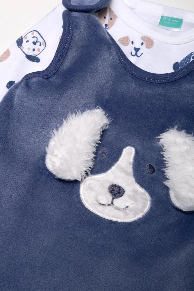 Fleece Dog Dungaree Blue sold by Ackermas product image thumbnail 2