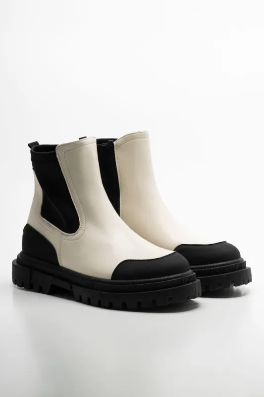 Chelsea Boot Cream sold by Ackermas