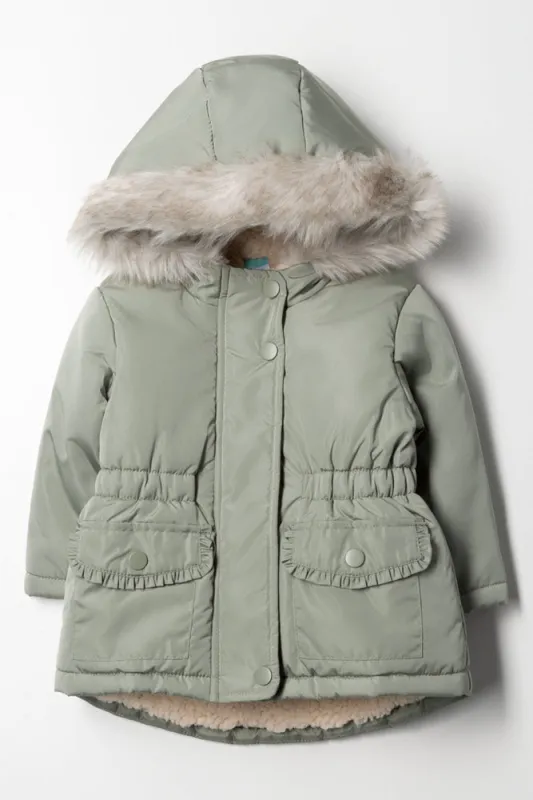 Hooded Jacket Green sold by Ackermas