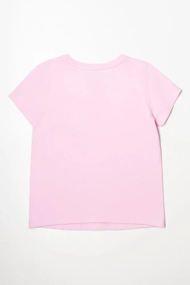 Pocket T-Shirt Light Pink sold by Ackermas product image thumbnail 3