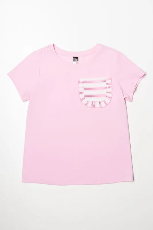 Pocket T-Shirt Light Pink sold by Ackermas