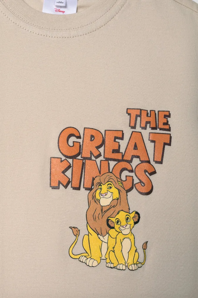 Lion King T-Shirt Natural sold by Ackermas product image thumbnail 2