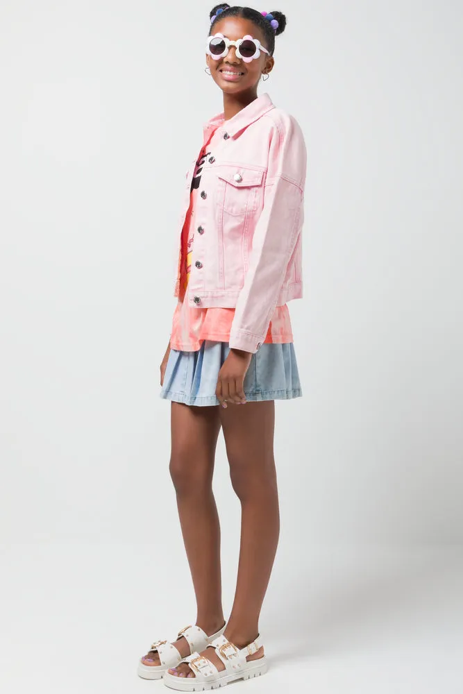 Denim Jacket Pink sold by Ackermas product image thumbnail 2