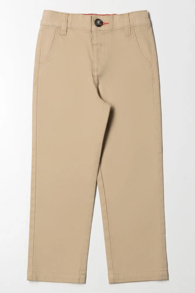 Slim Fit Chino Pants Natural sold by Ackermas