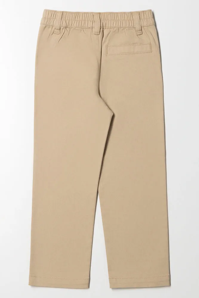 Slim Fit Chino Pants Natural sold by Ackermas product image thumbnail 4