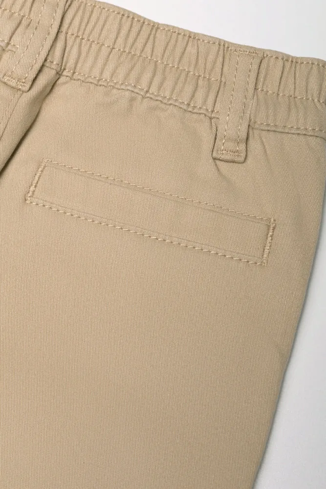 Slim Fit Chino Pants Natural sold by Ackermas product image thumbnail 3