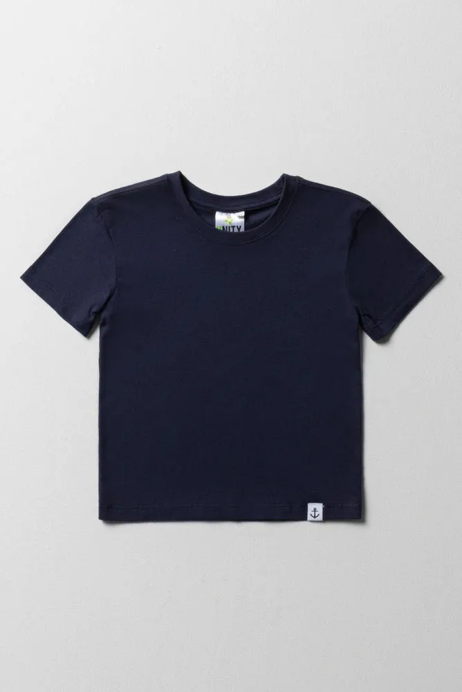 Short Sleeve T-Shirt Navy sold by Ackermas