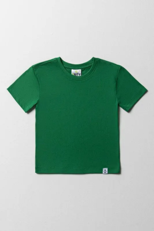 Short Sleeve T-Shirt Bright Green sold by Ackermas