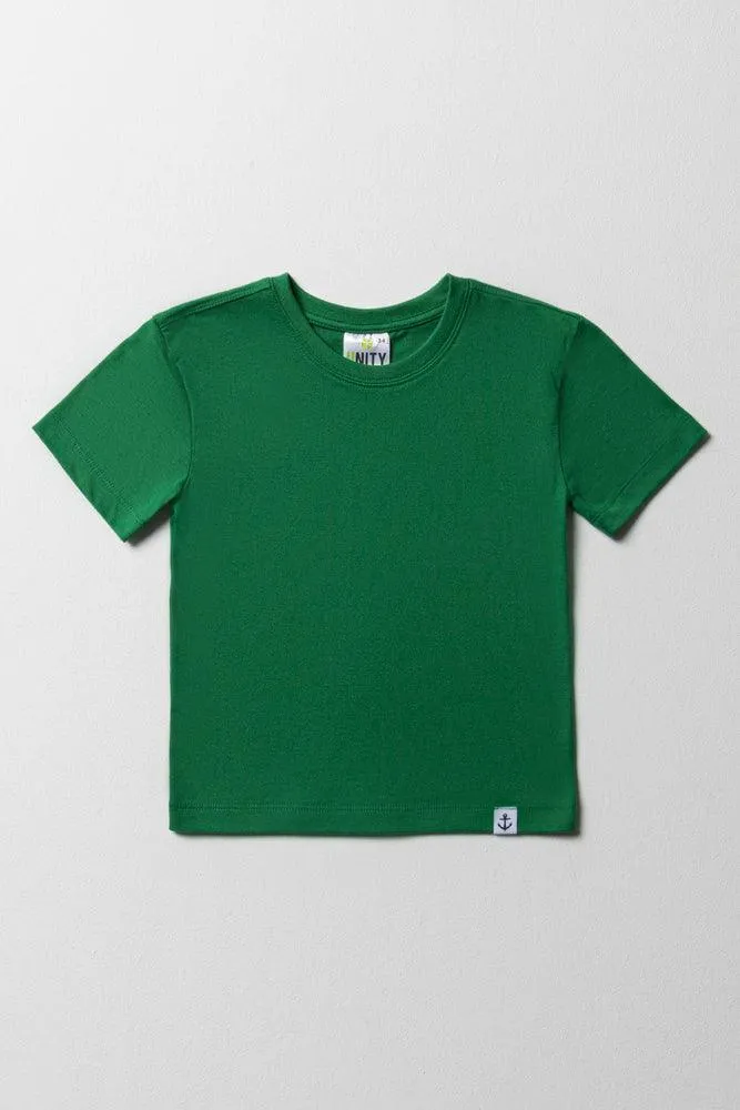 Short Sleeve T-Shirt Bright Green sold by Ackermas