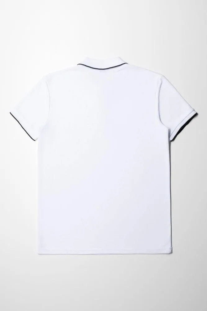 Short Sleeve Golfer White sold by Ackermas product image thumbnail 3
