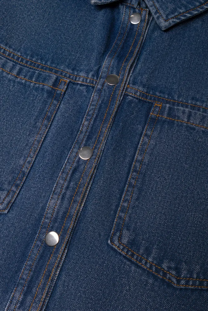 Denim Shirt Blue sold by Ackermas product image thumbnail 2