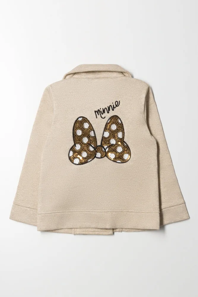 Minnie Mouse Biker Jacket Natural sold by Ackermas product image thumbnail 4