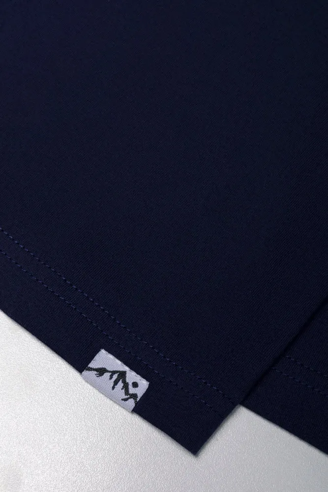 Long Sleeve T-Shirt Navy sold by Ackermas product image thumbnail 3