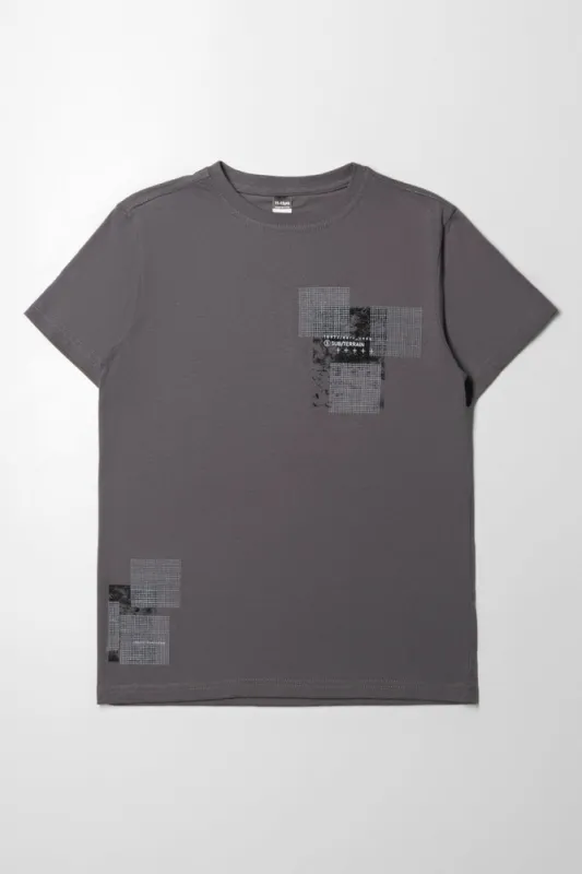 Short Sleeve T-Shirt Dark Grey sold by Ackermas