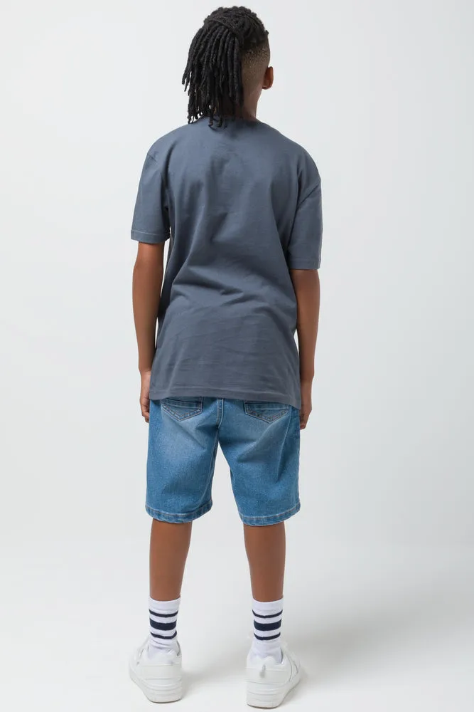 NASA Short Sleeve T-Shirt Dark Grey sold by Ackermas product image thumbnail 3