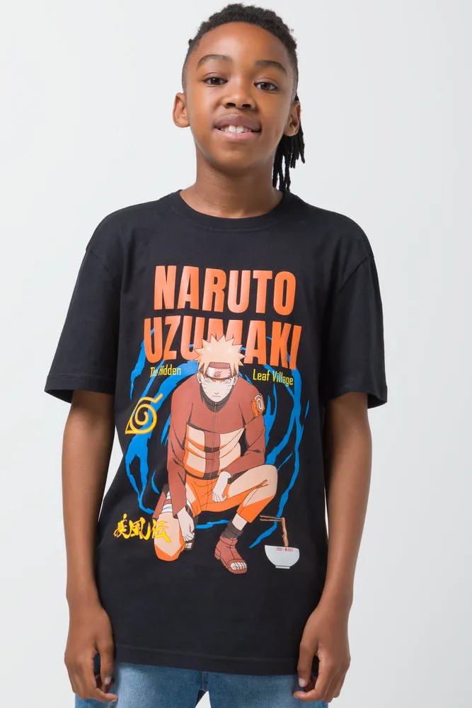 Naruto T-Shirts Black sold by Ackermas