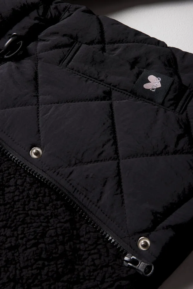 Diamond Quilted Coat Black sold by Ackermas product image thumbnail 2