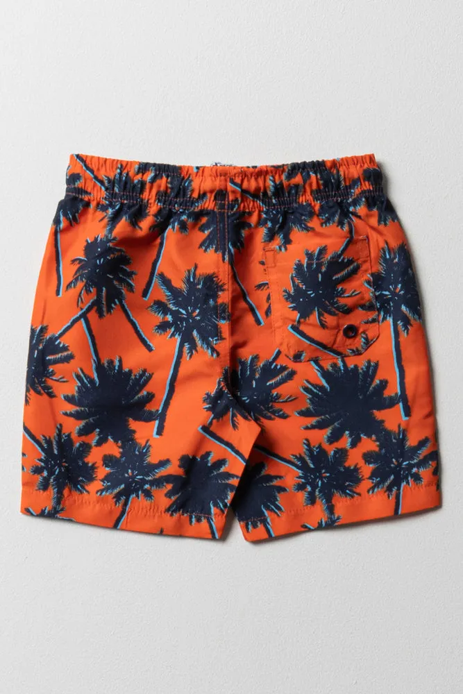 Tropical Swim Shorts Red sold by Ackermas product image thumbnail 4