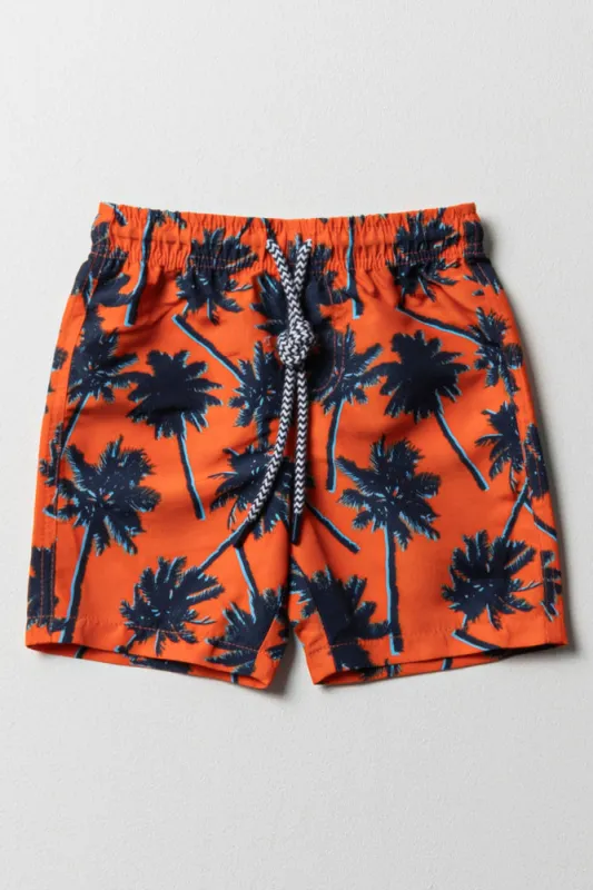 Tropical Swim Shorts Red sold by Ackermas