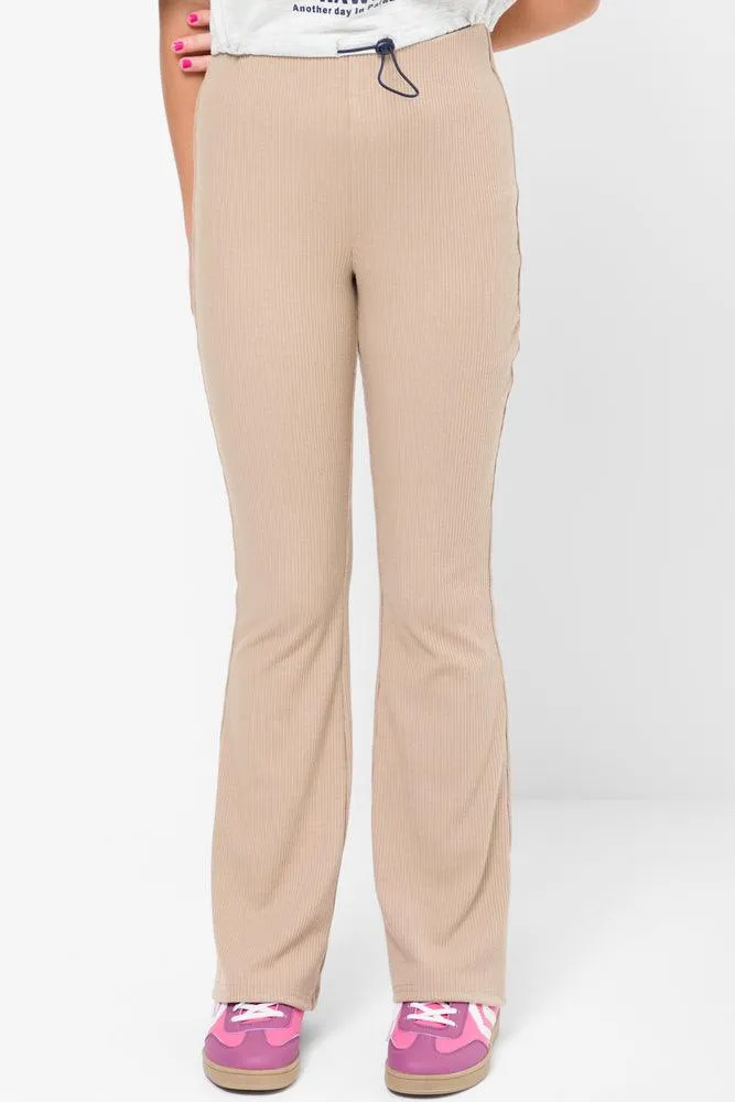 Rib Flare Legging Stone sold by Ackermas product image thumbnail 2