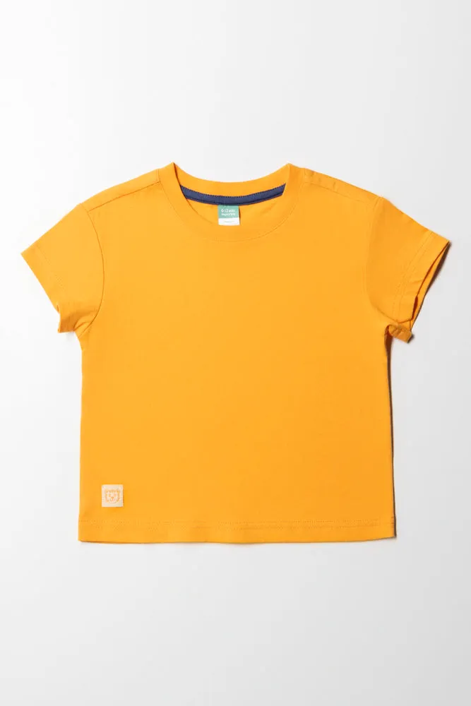 Short Sleeve T-Shirt Yellow sold by Ackermas