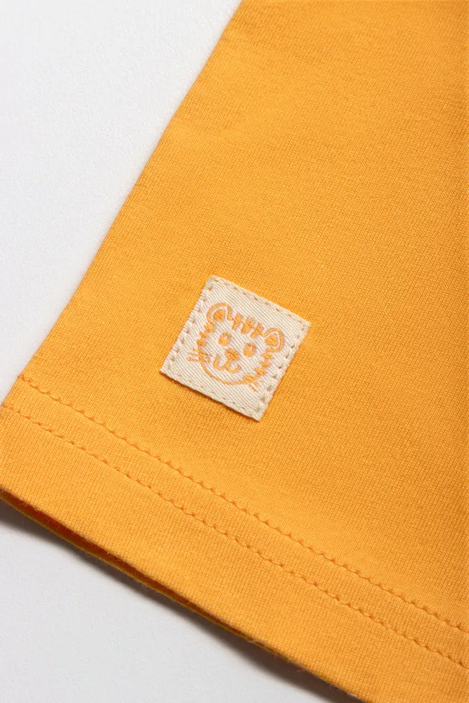 Short Sleeve T-Shirt Yellow sold by Ackermas product image thumbnail 2