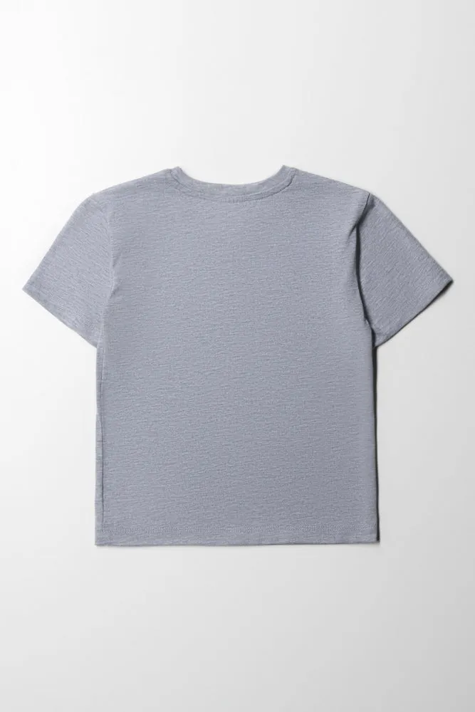 Superman T-Shirt Grey sold by Ackermas product image thumbnail 3