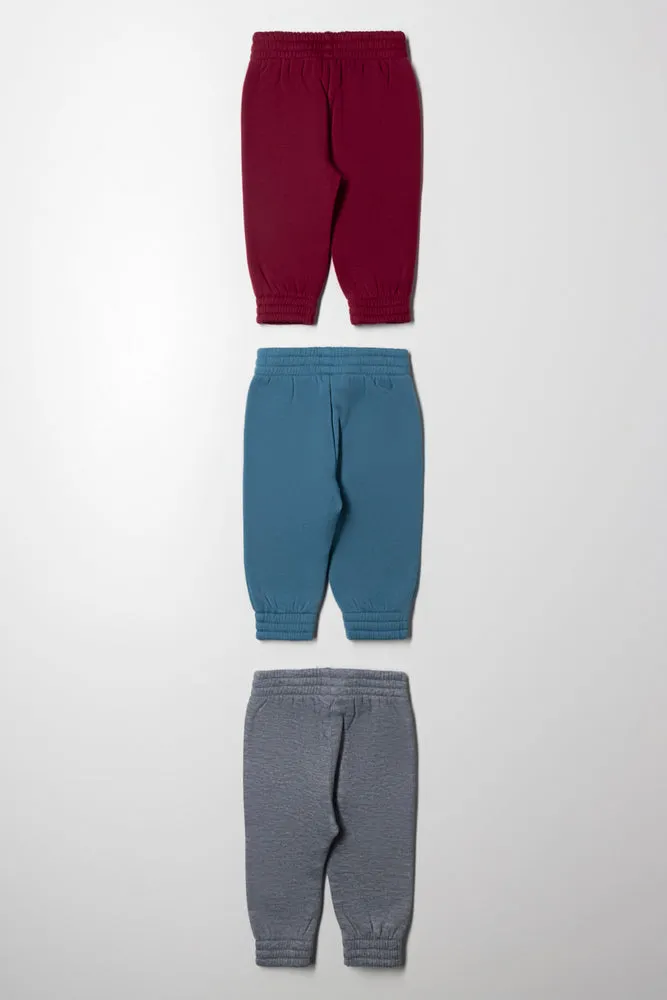 3 Pack Track Pants Blue, Grey And Red sold by Ackermas product image thumbnail 3