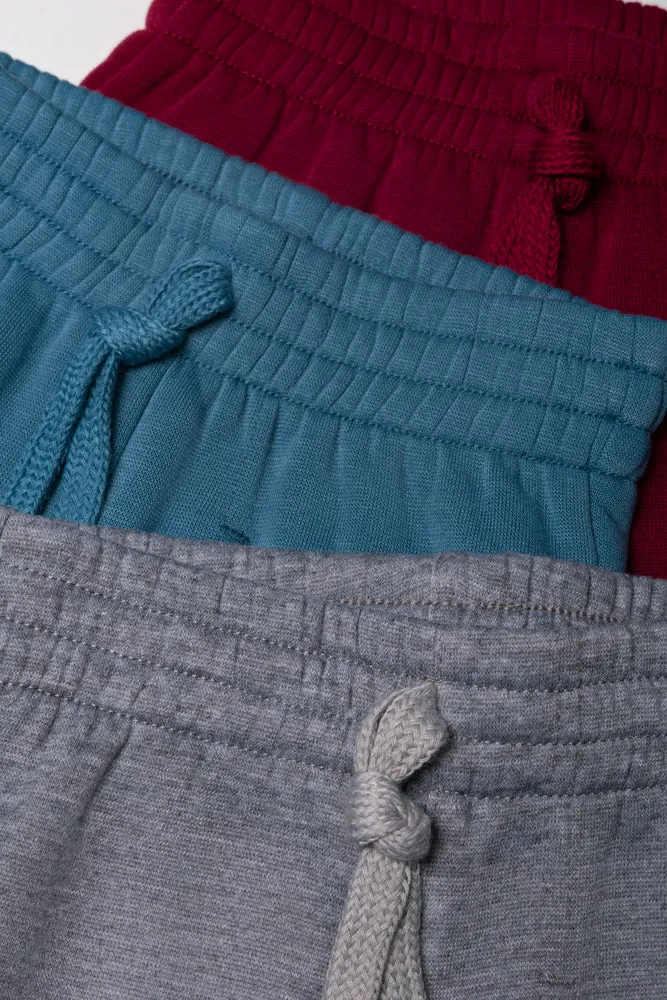 3 Pack Track Pants Blue, Grey And Red sold by Ackermas product image thumbnail 2